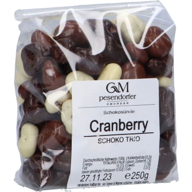 Pesendorfer Cranberry Trio Schoko