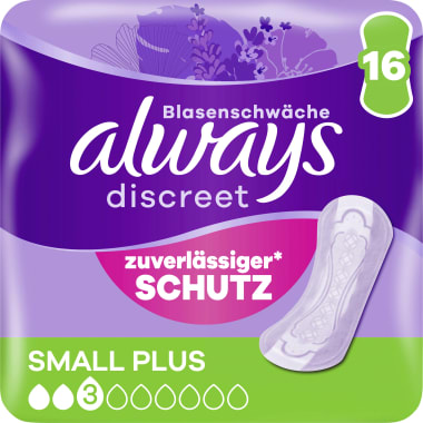 Always Discreet Small Plus