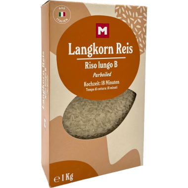 M Parboiled Langkorn Reis