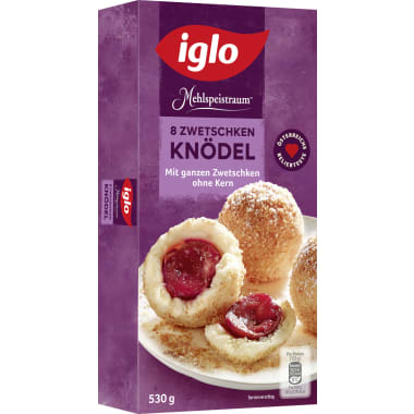 Iglo Zwetschkenknödel ohne Kern