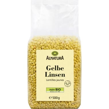 Alnatura Bio Gelbe Linsen