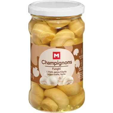 M Champignons Köpfe