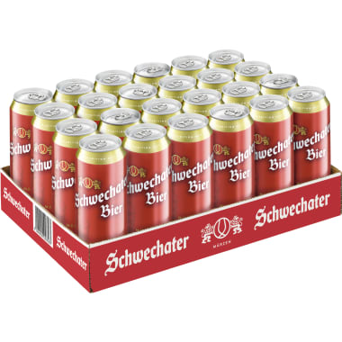 Schwechater Bier Bier Tray 24x 0,5 Liter Dose