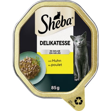 Sheba Genuss in Gelee Geschnetzeltes Huhn