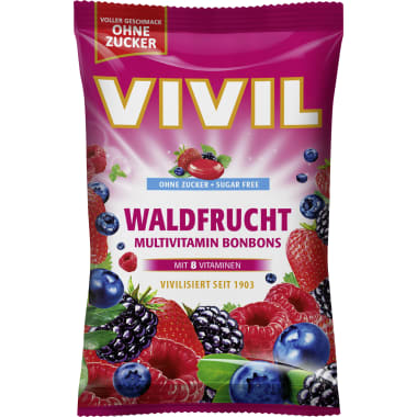 Vivil Waldfrucht Multivitamin Bonbons ohne Zucker