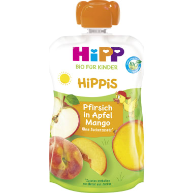 Hipp Hippis Pfirsich in Apfel-Mango