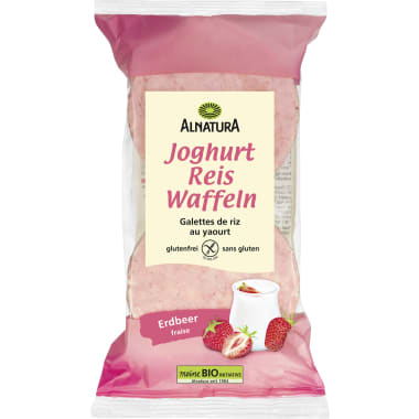 Alnatura Bio Joghurt Reiswaffeln Erdbeer