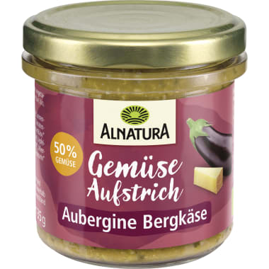 Alnatura Gemüseaufstrich Aubergine Bergkäse
