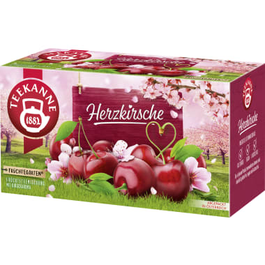 Teekanne Früchtegarten Herzkirsche