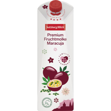 SalzburgMilch Premium Fruchtmolke Maracuja 1,0 Liter