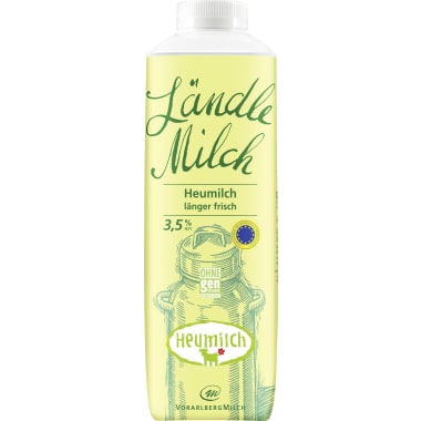Vorarlberg Milch Ländle Milch Heumilch länger frisch 3,5%