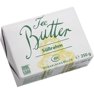 Vorarlberg Milch Teebutter Süßrahm
