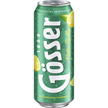 Gösser NaturRadler Zitrone 0,5 Liter