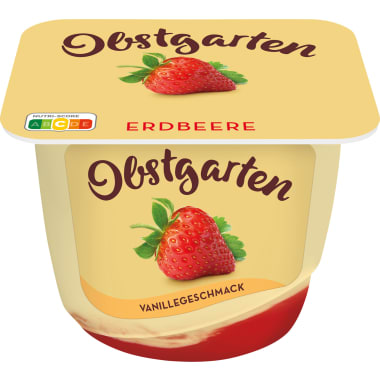 Danone Obstgarten Vanillegenuss Erdbeere