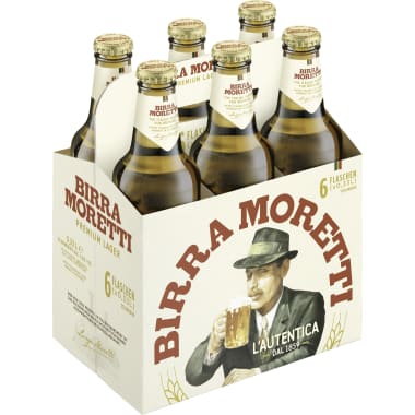 Birra Moretti Original 6x 0,33 Liter