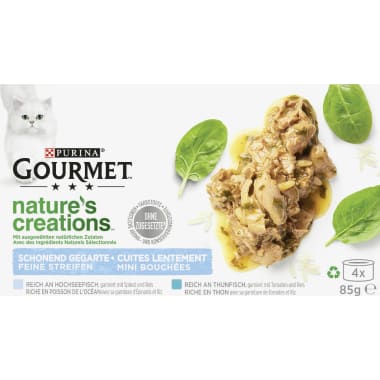 Purina Gourmet Katze Natures Fisch 4er-Pack