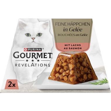 Purina Gourmet Katze Revalations Gelee Lachs 2er-Pack