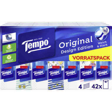 Tempo Taschentücher Classic 4-lagig