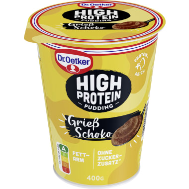 Dr. Oetker High Protein Pudding Grieß-Schoko