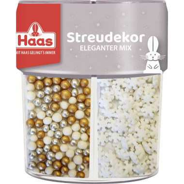 Haas Streudekor Eleganter Weihnachts-Mix