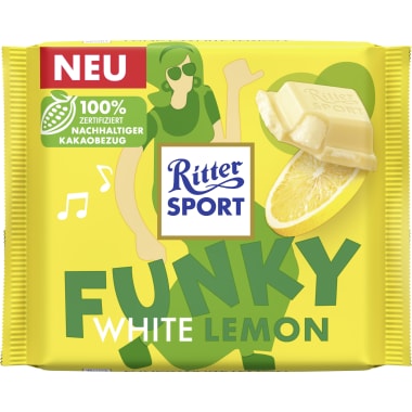 Ritter Sport White Lemon