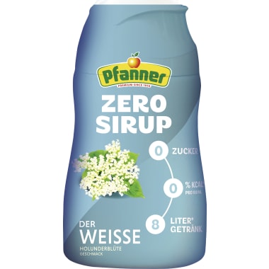 Pfanner Zitrone- Holunderblüte Zero Sirup