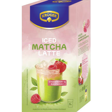 Krüger Iced Matcha Latte Strawberry