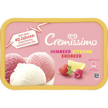 Eskimo Cremissimo Himbeer-Zitrone-Erdbeer