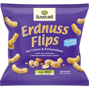 Alnatura Erdnussflips Linse & Kichererbse