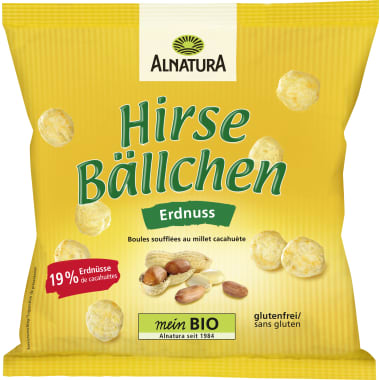 Alnatura Bio Hirsebällchen Erdnuss