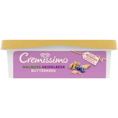 Eskimo Cremissimo Walnuss/Heidelbeer/Butterkeks