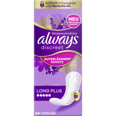 Always Discreet Slipeinlagen Long Plus