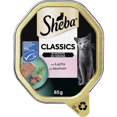 Sheba Classics in Pastete mit Lachs