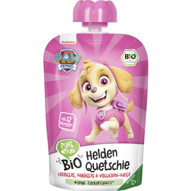 Pure & Fun Bio Quetschie Paw Patrol pink