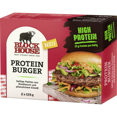 Blockhouse Protein Burger