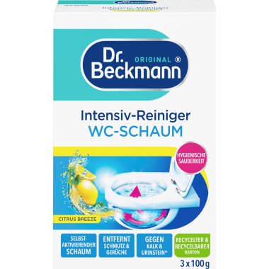 Dr. Beckmann Aktivkohle WC-Schaum 3er-Packung