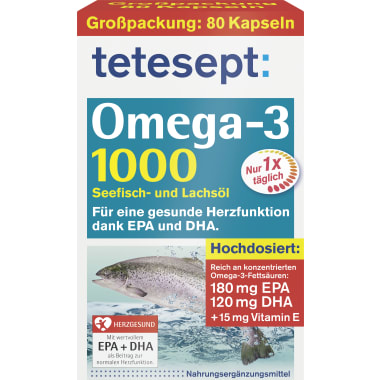 Tetesept Kapseln Omega-3