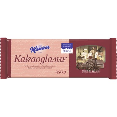 Manner Kakaoglasur