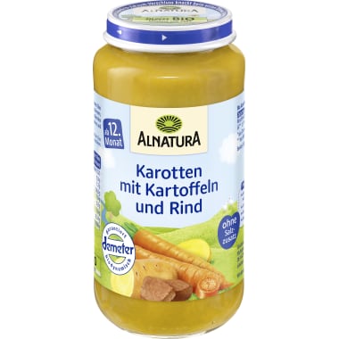 Alnatura Bio Karotten-Kartoffeln-Rindfleisch 12. Monat