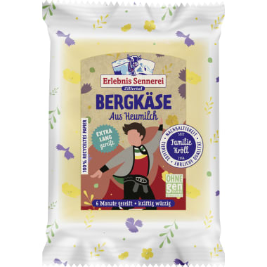 Erlebnissennerei Zillertal Bergkäse aus Heumilch 6 Monate 45%