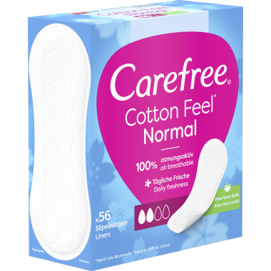 Carefree Normal Aloe Slipeinlagen 56er-Packung