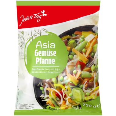 Jeden Tag Pfannengemüse Asiatische Art