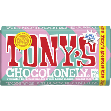 Tony's Chocolonely Honig-Mandelnougat und Meersalz