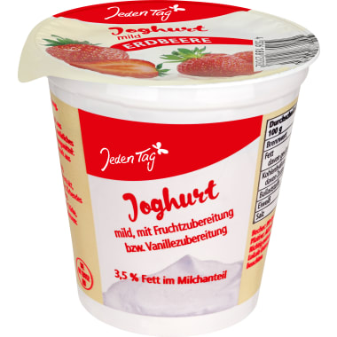 Jeden Tag Fruchtjoghurt Erdbeer 3,5%