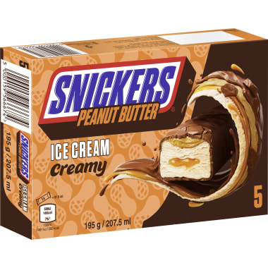 Mars Snickers Peanut Creamy Icecream