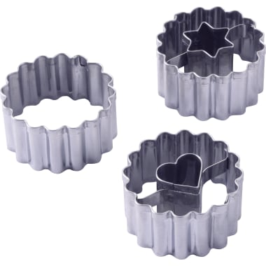 Zenker Ausstecher Linzer Herz + Stern