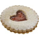 Muttertags-Mürbteigherz mit Erdbeerkonfitüre