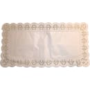 Tortenspitzen Weiß eckig