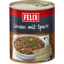 Linsen mit Speck