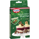 Schoko Dekor Sterne gold
